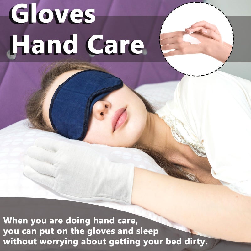 Zealor 12 Pairs White Cotton Gloves Soft Hand Gloves Dust-Free Work for Men Women Art Crafting, Jewelry Handling, BBQ, Eczema Care, Coin Jewelry Watch Inspection, Dry Hands Sleeping, Archiva, Medium - Image 4